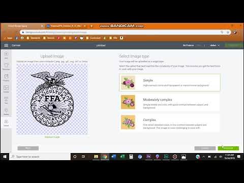 Uploading FFA Emblem In Cricut Design Space