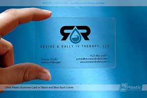 Clear Plastic Business Cards | My Plastic Business Card