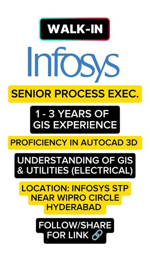 Walk-ins Everyday on Instagram: "WALK-INS EVERYDAY !!! 🔗 DM for Link 👉FOLLOW us for daily job opportunities #nowhiring #jobupdates #careeropportunity #walkininterview #hyderabad Daily job updates, walk-in interviews, new job openings, Hyderabad jobs, today’s walk-ins, urgent hiring, freshers jobs, IT and non-IT openings, BPO jobs, MNC hiring, immediate joiner roles, latest job alerts, private company jobs, daily vacancy updates, jobs near me in Hyderabad, on-spot hiring, customer support jobs,