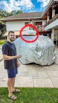 Essa CAPA DE CARRO AUTOMÁTICA protege seu carro AUTOMATICAMENTE? 🚘🛡️