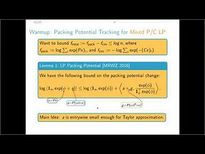 Session 6C - Positive Semidefinite Programming: Mixed, Parallel, and Width-Independent