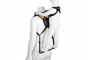 Piggyback Rider, A Standing Child Carrier System That Makes It Easy to Carry a Toddler on Your Back