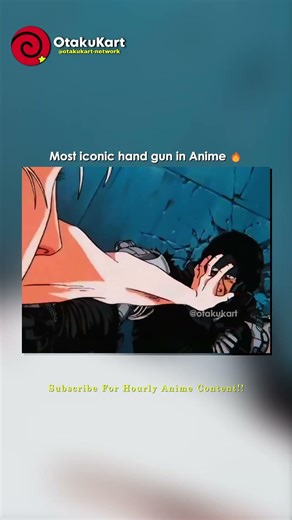 Most iconic hand gun in Anime 🔥 #anime #retro #shorts