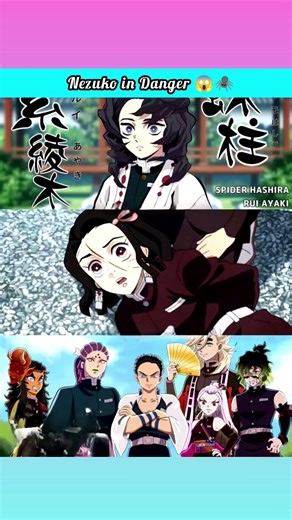 Spider Hashira vs Demon Slayers 😱🔥 | Nezuko in Danger!? #Shorts