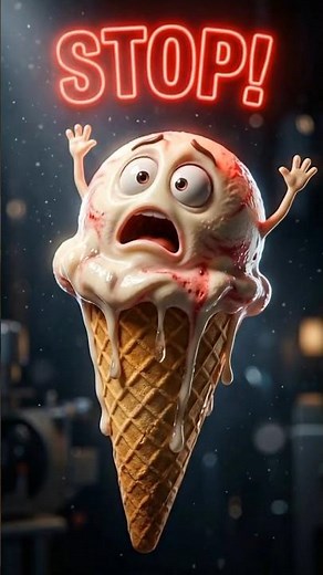 Eating Ice Cream Before Bed? 😳 What Happens Next Will Shock You #viralshort