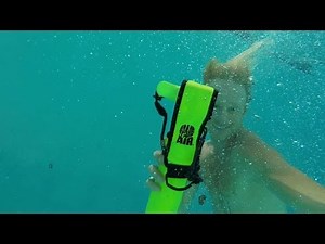 How to use Spare Air emergency scuba tank in pool
