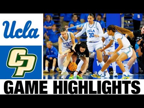 #4 UCLA vs Cal Poly Highlights | Women's Basketball | College Basketball 2025