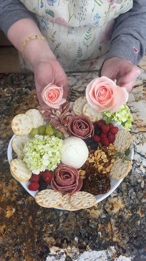 41K views · 108 reactions | Spring Appetizer Platter you have to Try Rebecca makes an easy Appetizer Platter for a Spring Party. Who doesn't love Charcuterie? This Original Video was Produced by Rebecca's Kitchen & Network Media. | Family Style Cooking | Facebook