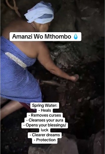 #umthombo #sesiba #springwater #dlozified #waterhealing #thokoza #gogo #khehla #umlamboophilisayo #khehlamanzini👏🏽