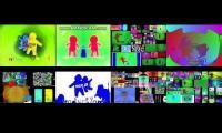 Mix of 8 videos from youtube : too many noggin and nick jr logo collection