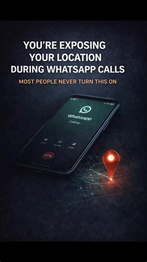 WhatsApp calls can leak your location if this setting is off #PrivacyRisk #WhatsAppSecurity