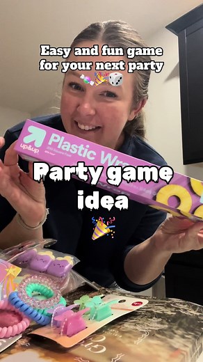 Easy party game idea for your next gathering! Perfect for adults and kids! The whole family will love it. #partygames #birthdayparty #birthdaypartyideas #party #easypartygames #diyparty #mom #momof3 #birthdays Party, party games, holiday games, pass the parcel, birthday games, birthday party, diy mom