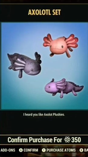 It's More Than A Like ( #axolotl #plushies #fallout76 )