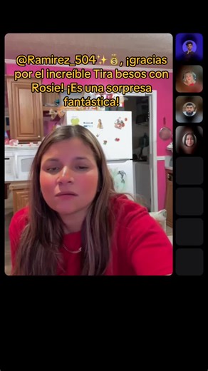 Ramirez_504✨💰, ¡gracias por el increíble Tira besos con Rosie! ¡Es una sorpresa fantástica!@Ramirez_504✨💰 #tiktoklive #livehighlights #blowrosiekisses #Rosie #livegift ❣️