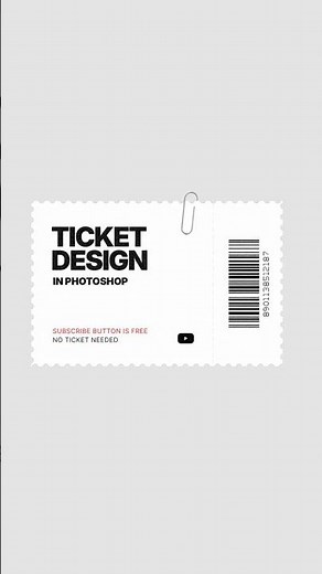Ticket Style Design in Photoshop