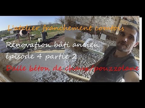 3.RENOVATION! Réaliser une dalle béton de chaux et pouzzolane