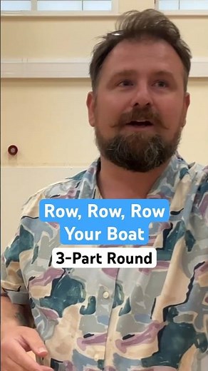 Singing 3-Part Round of Row Row Row Your Boat w/ North Prospect Community Choir #choir #choirteacher