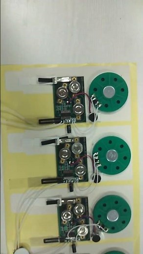 Recordable Greeting card sound chip