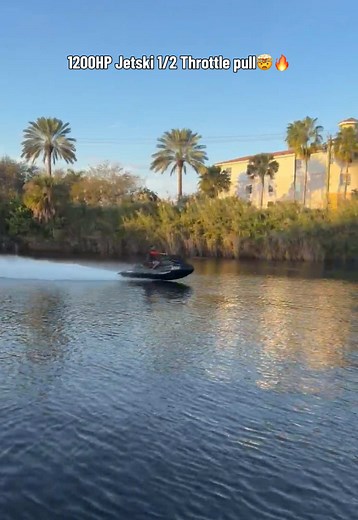 1200HP jetski half-throttle pull: why it’s so different