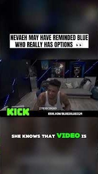 THE MOMENT NEVAEH CHECKED BLUEFACE 👀 #kick #nevaeh #blueface