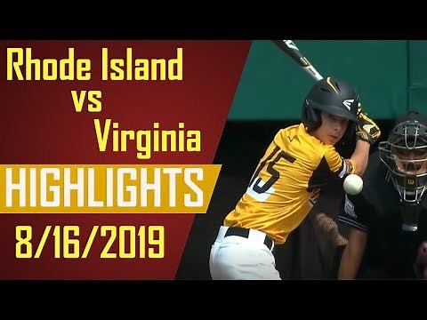 Little League World Series 2019 - Rhode Island vs Virginia Highlights | LLWS 2019