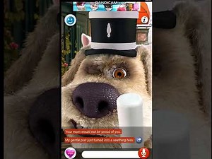 old talking angela, making her angry.