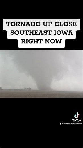 61K views · 317 reactions | 4:39pm - Adam Lucio and Chelsea Burnett just got close to this developing #tornado near Salem #Iowa | Texas Storm Chasers | Facebook