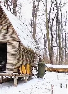9.5K views · 71 reactions | Wood stove, Swedish torch, bushcraft cabin in the winter, off grid living | Accessories Store | Facebook