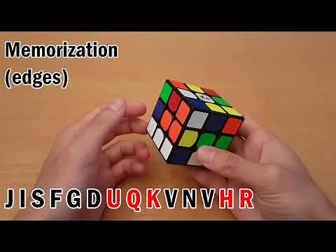 Rubik's Cube Blindfolded: Example Solve (Old Pochmann)