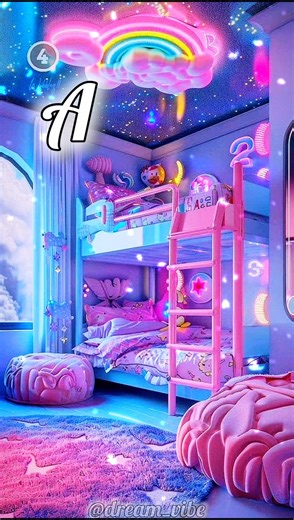 choose your dream bedroom 🤩😍 according to your name first letter 🤩😘 #bedroom #shorts #cute