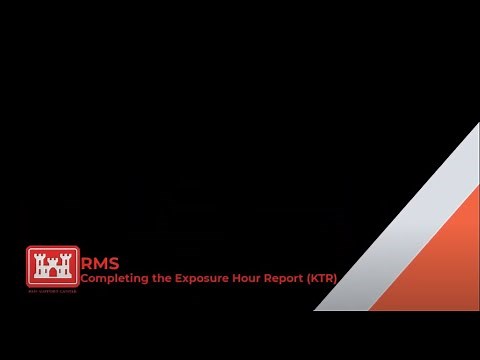 Completing the Exposure Hour Report