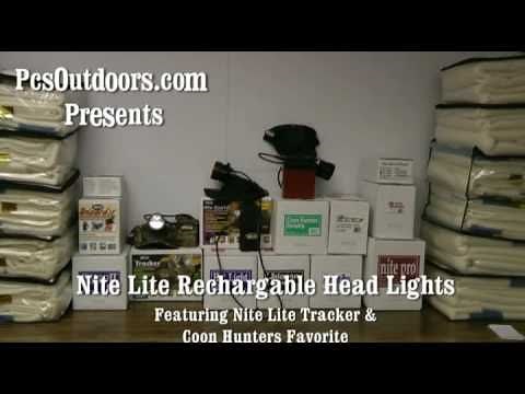 Nite Lite Tracker Light & Coon Hunters Favorite Rechargable Hunting Lights