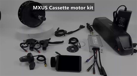 MXUS Popular Design 500w Ebike Cycling Brushless Hub Motor Conversion Kit