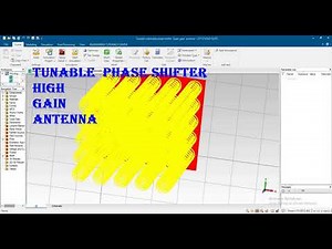 Tunable switchable phase shifter Super gain antenna in cst hfss ads awr