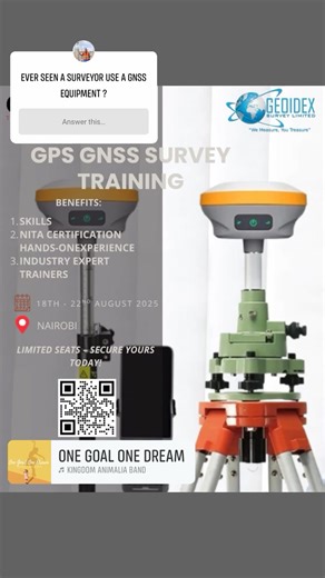 Ever seen a surveyor use a GNSS equipment? | Njogu Surveyor | Facebook