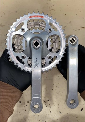 Assembling a Vintage Shimano Alivio Crankset
