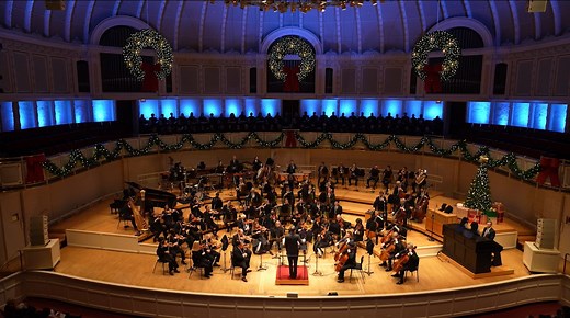 Happy December! Look forward to holiday performances this month with an excerpt of the frenzied Polonaise from Rimsky-Korsakov's Christmas Eve suite, performed in 2022 by members of the CSO and guest conductor Alastair Willis. Explore the list of upcoming concerts at cso.org/calendar | Chicago Symphony Orchestra
