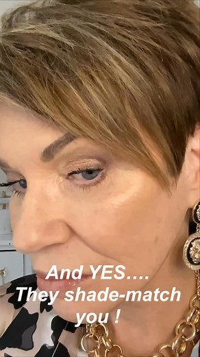 If you’ve been looking for a foundation that actually looks like skin, this is it. 🙌 I’m wearing 160 Light Neutral in the Haus Labs foundation and 21 Light-Medium Neutral in Shade Angle for contour — and y’all… the shade match is spot ON. It glides on like skincare, covers what I want covered, and still lets my skin breathe. Dewy, not shiny. The concealer and contour blend like a dream, especially on mature skin. Lady Gaga, you did this. 🤎 Follow along for more beauty made simple for women ove