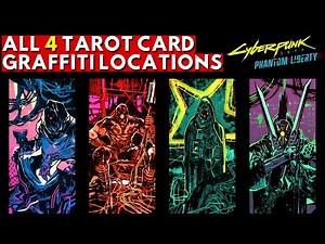 Where To Find ALL TAROT CARD GRAFFITI LOCATIONS IN DOGTOWN | Cyberpunk 2077 Phantom Liberty