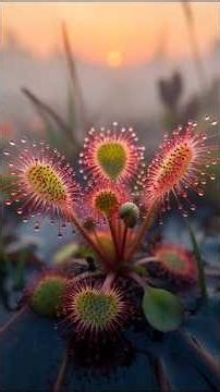 sundew_The insect eating plant|#plants #tree #nature #sundew #shortvideo