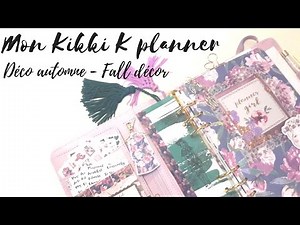 DIY : DECORER SON PLANNER POUR L'AUTOMNE - PLANNER KIKKI K FALL DECOR