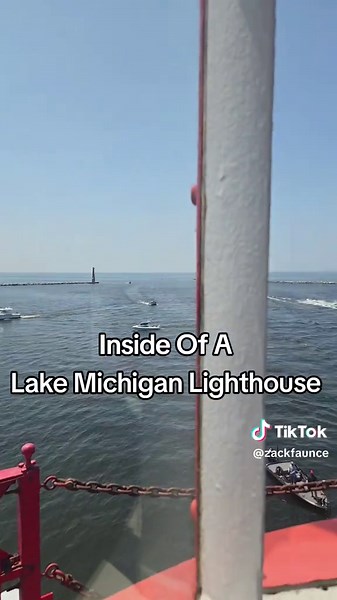 Exploring a Lake Michigan Lighthouse in Muskegon
