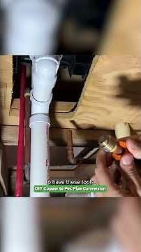 DIY Copper to Pex Pipe Conversion