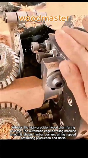 The Ultimate Woodworking Tool That Speeds Up Edge Beveling #worker #process #wood #timber#satisfying