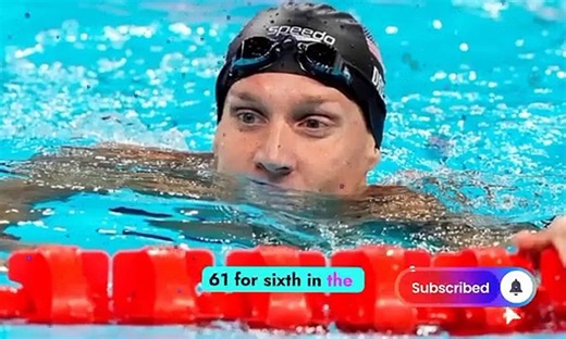 Caeleb Dressel breaks down in tears after falling short in 50m free 100m butterfly semis_360p