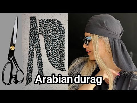 Prepare yourself for a hot summer - Arab durag - Arab headscarf - sewing for beginners - turban