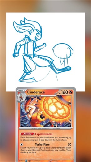Rip and Draw - Snowy Cinderace #pokemon #pokemontcg