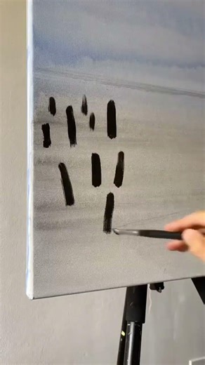 Acrylic painting Tutorial on CanvasCreate Abstract Artworks that Everyone Can Draw DOU