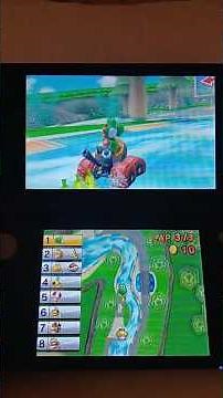 Mario Kart 7 - Yoshi in Wii Koopa Cape (Lightning Cup, 150cc) [Egg 1 Kart]