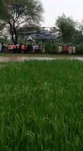 22K views · 259 reactions | #JammuAndKashmir: Indian Air Force rescues 7 persons, including 3 women and 3 children, who were stranded on a marooned island inside the overflowing Ujh river, Kathua district. 2 Garud Special Forces commandos reached the survivors in the evacuation operation. | All India Radio News | Facebook